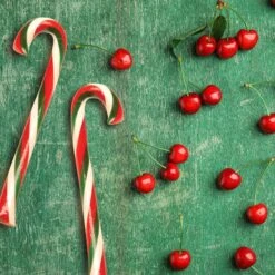 Cherry Candy Canes Filled With Chocolate -Food - Candy CanesGlamourShot 24