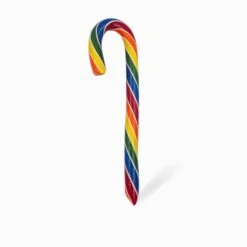 Rainbow Fruit Punch Candy Canes