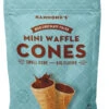 Milk Chocolate Filled Mini Waffle Cones