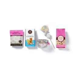 Birthday Gift Box -Food - Candy Hammonds test flatlay 2249