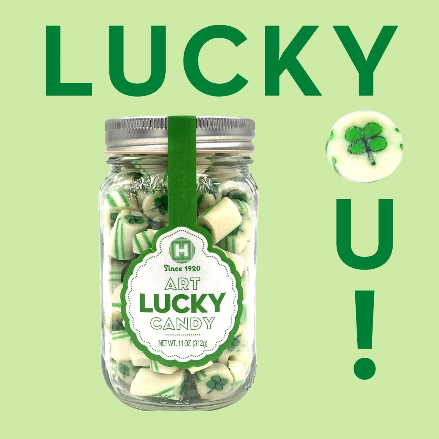 Lucky Art Candy Mason Jar 2 Lucky Art Candy Mason Jar - Image 2