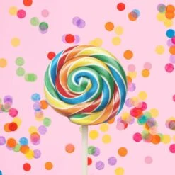 Rainbow Blast Lollipops -Food - Candy LUCKYYOU 10