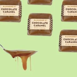 Natural Chocolate Caramels 12 Natural Chocolate Caramels -Food - Candy LUCKYYOU 75