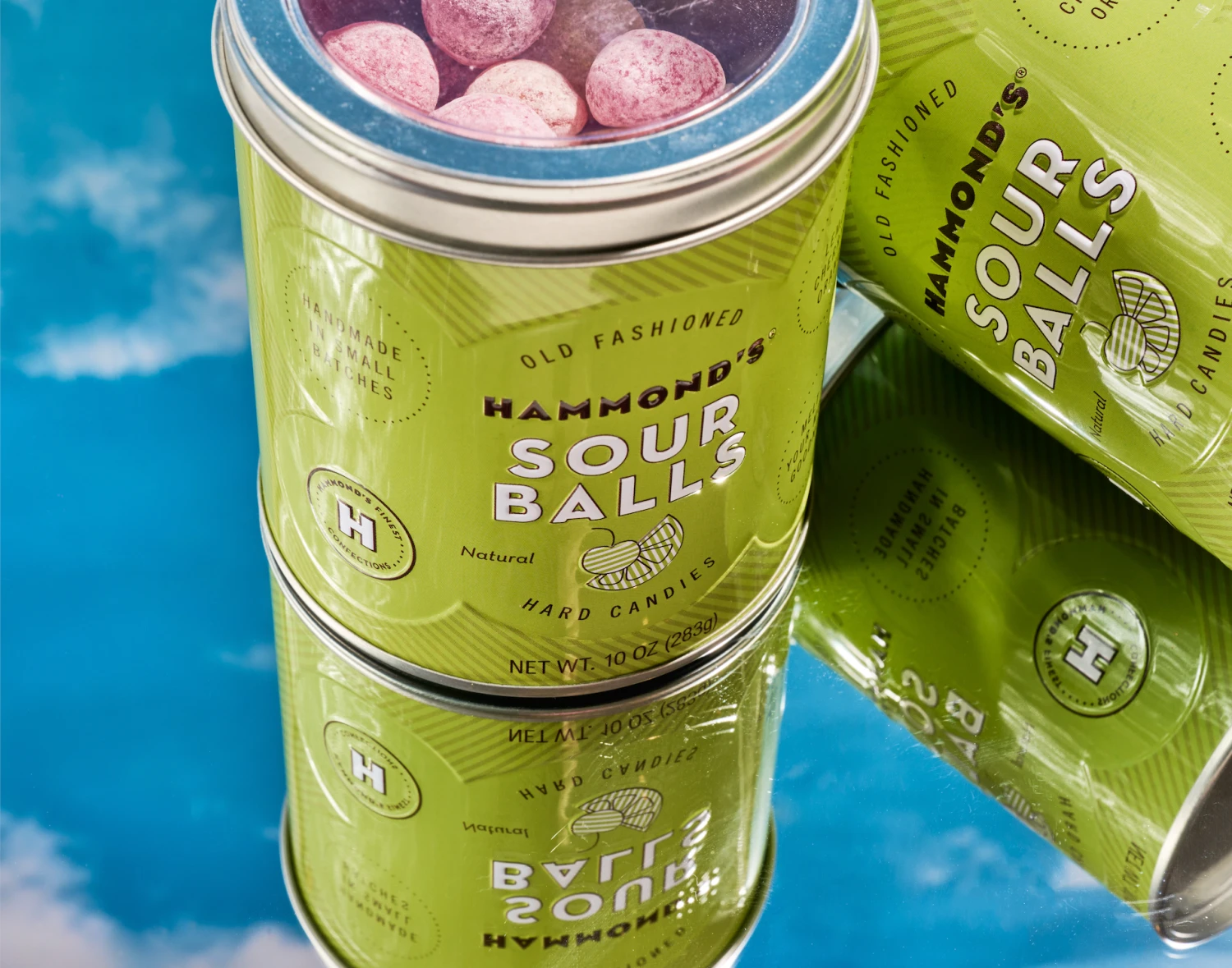 Natural Sour Ball Drop Tin 2 Natural Sour Ball Drop Tin - Image 2