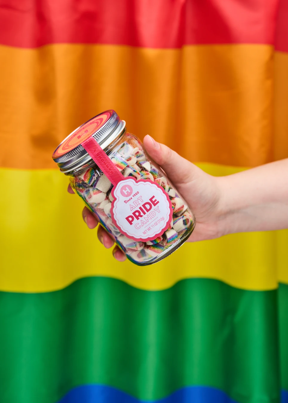Pride Art Candy Mason Jar 3 Pride Art Candy Mason Jar - Image 3