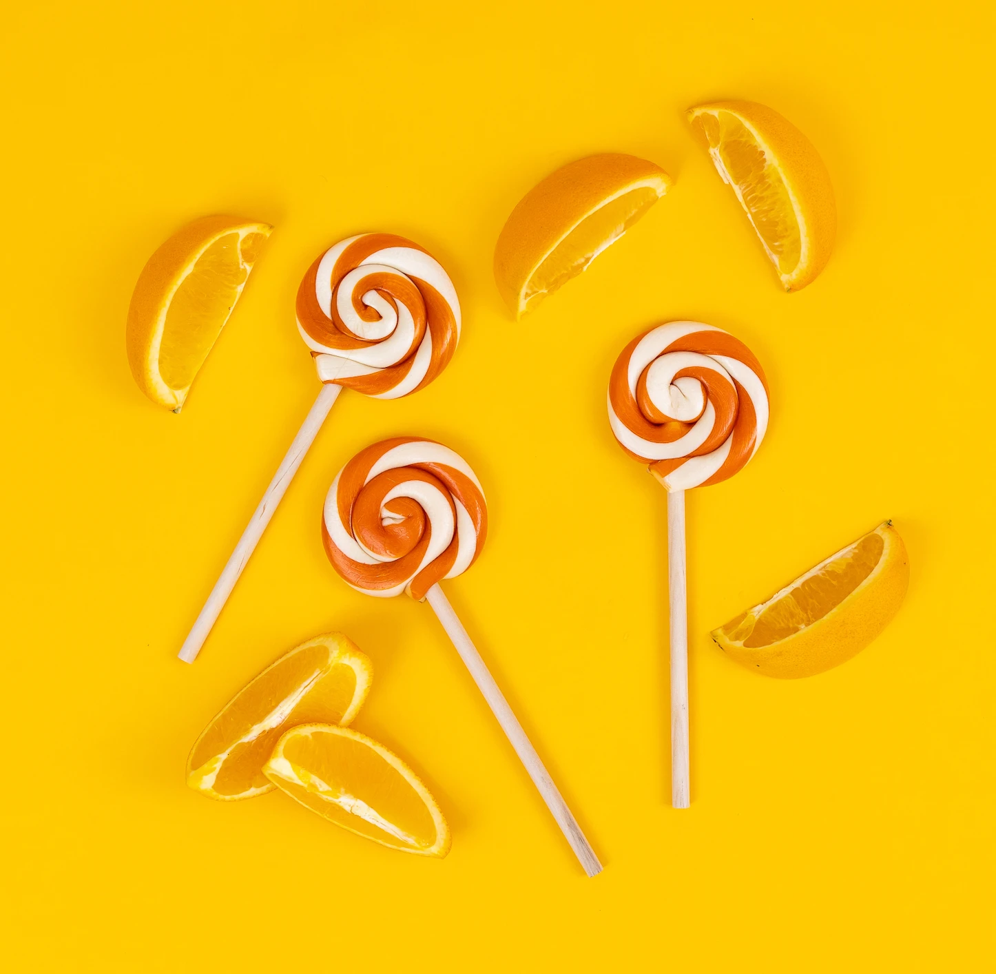 Organic Orange Lollipops 2 Organic Orange Lollipops - Image 2