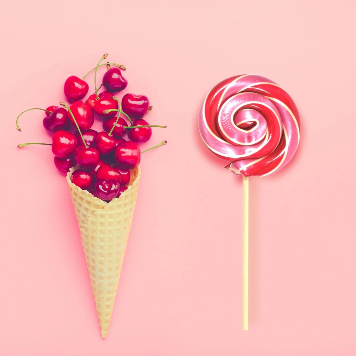 Organic Cherry Lollipops 2 Organic Cherry Lollipops - Image 2