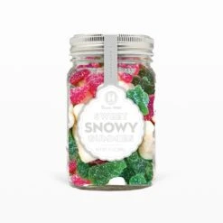 Sweet Snowy Gummies Mason Jar
