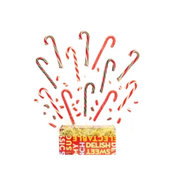 12 Candy Cane Gift Box